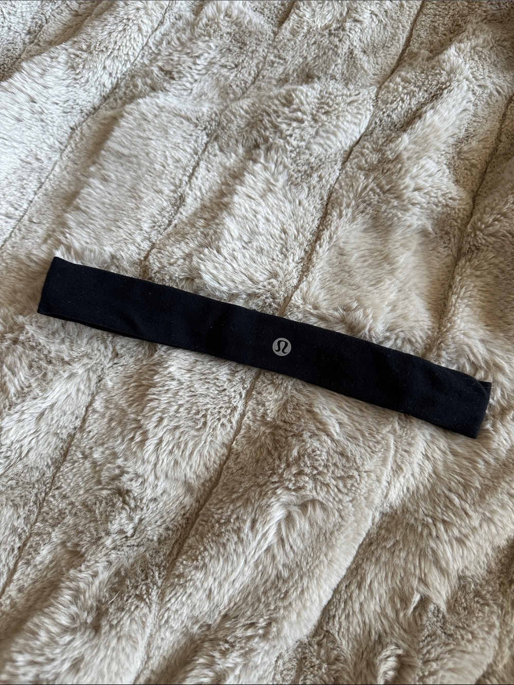 lululemon athletica Black Logo Headband